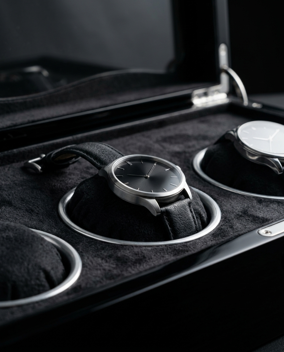 Coussins en flanelle de la boîte Opéra 6 montres
