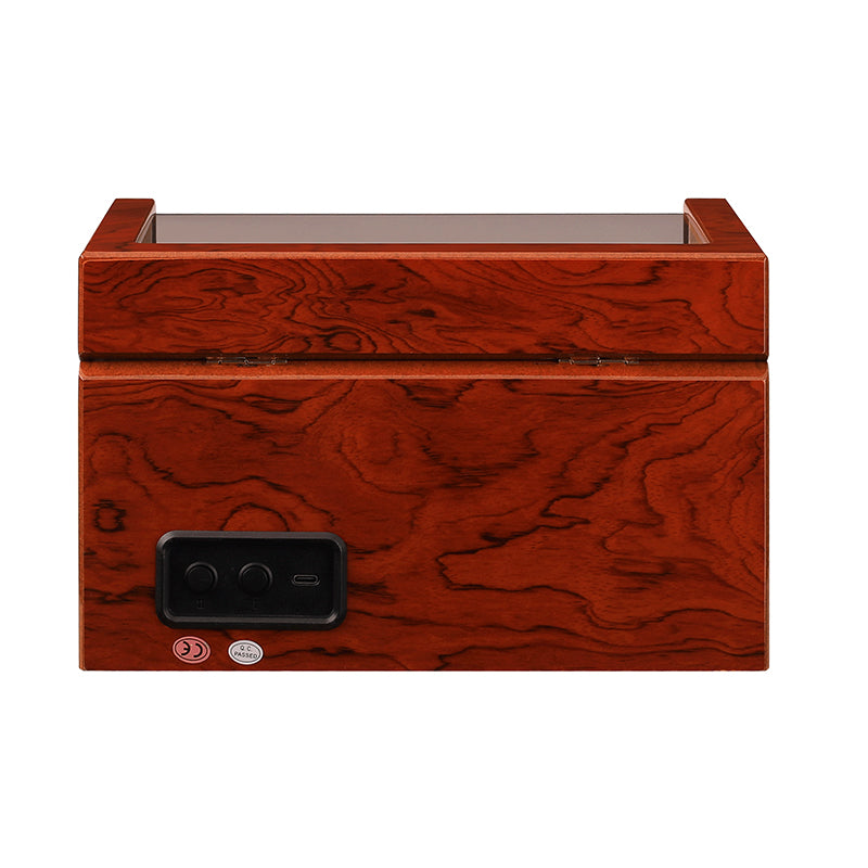 Remontoir Atlas 4 montres 4 montres finition palissandre en bois laqué – Maison Orvian
