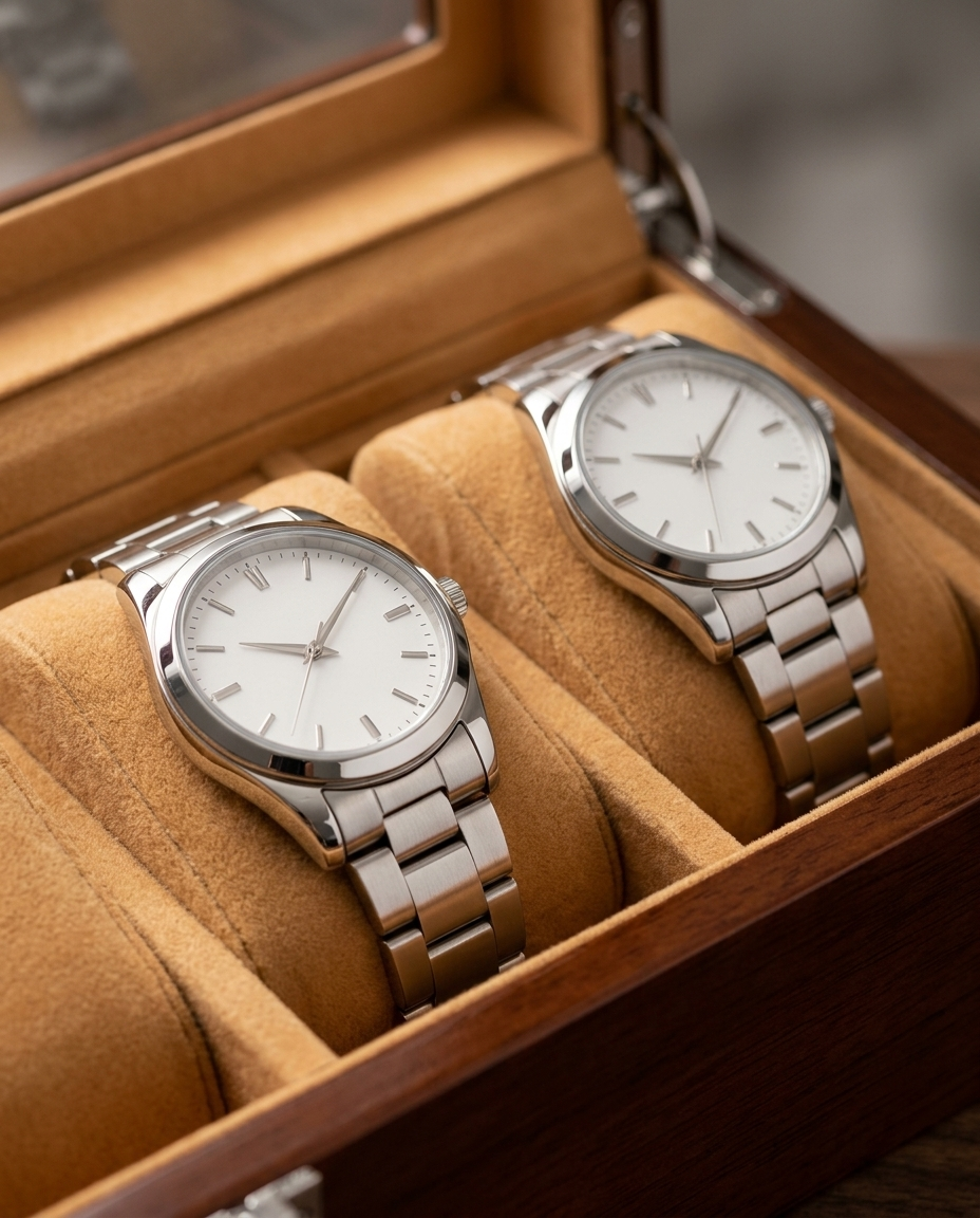 Montres séparées sans contact dans la boîte Rivoli
