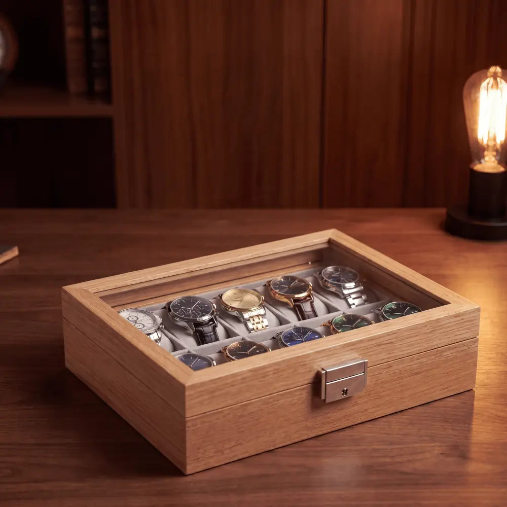 Boîte à montres Luxembourg 10 montres — Maison Orvian