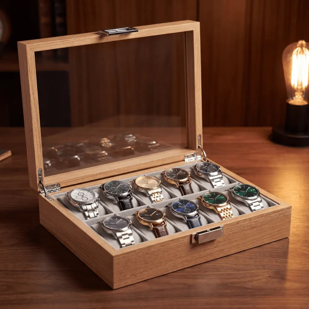 Boîte à montres Luxembourg 10 montres — Maison Orvian