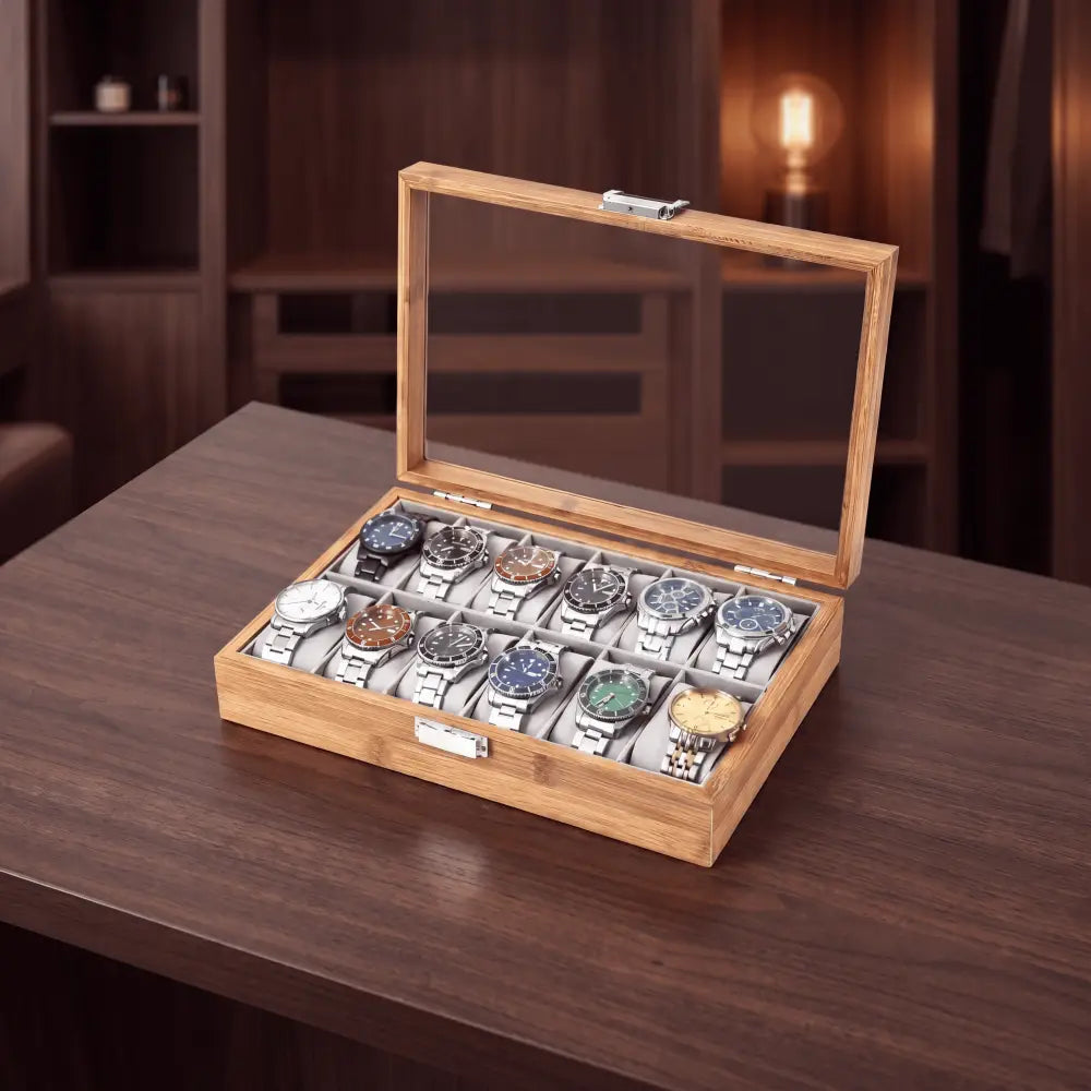 Boîte à montres Luxembourg 12 montres — Maison Orvian