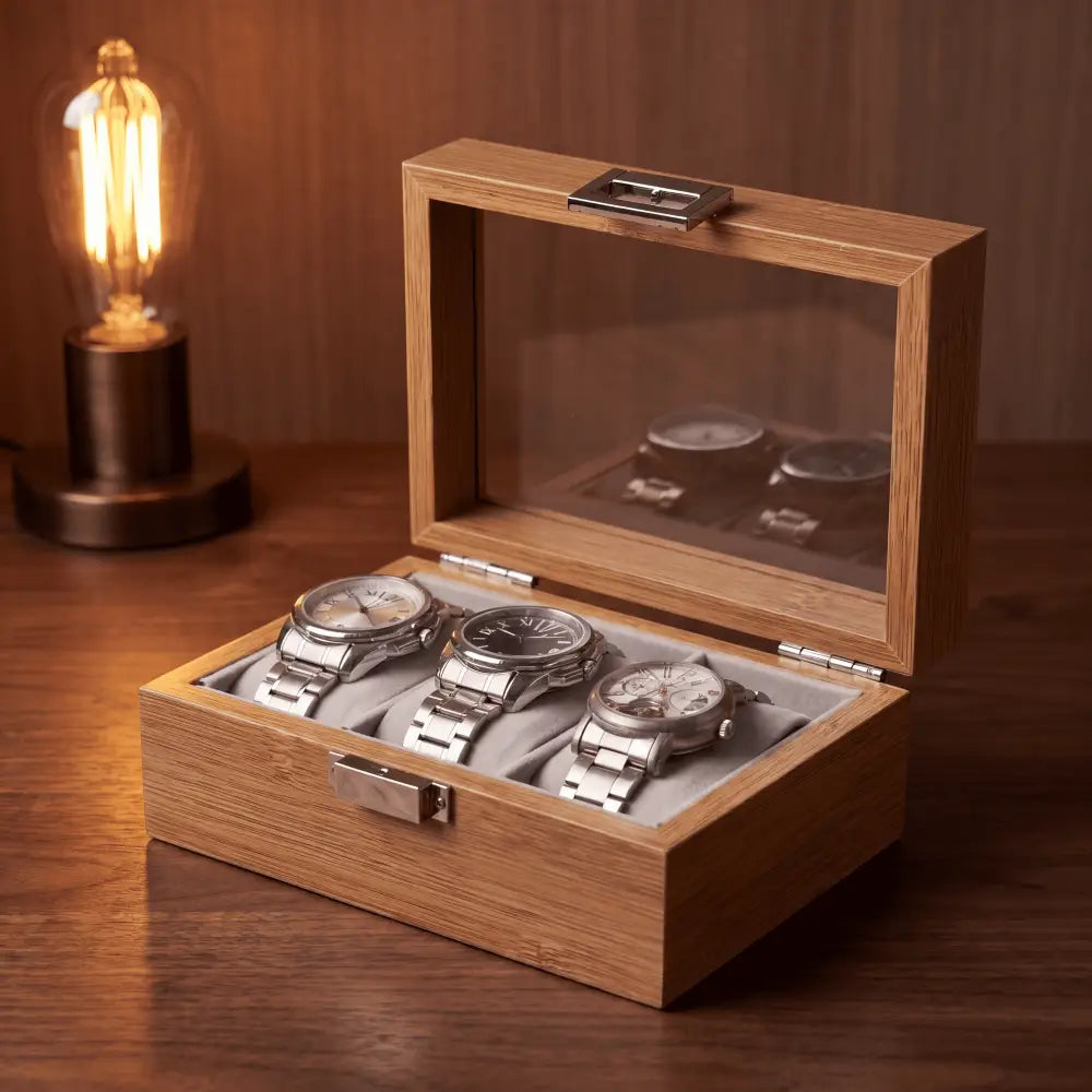 Boîte à montres Luxembourg 3 montres — Maison Orvian
