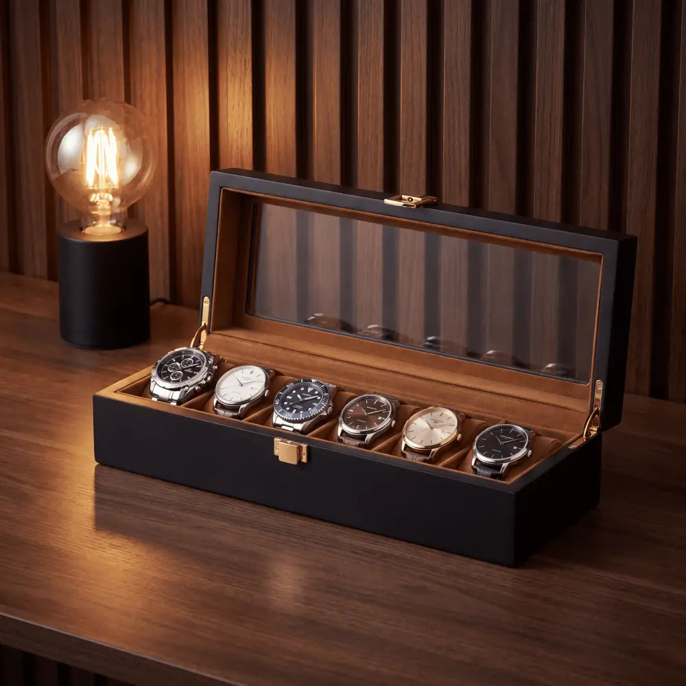 Boîte à montres Vendôme 6 montres — Maison Orvian