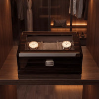 Boîte à montres Richelieu noir 3 montres — Maison Orvian