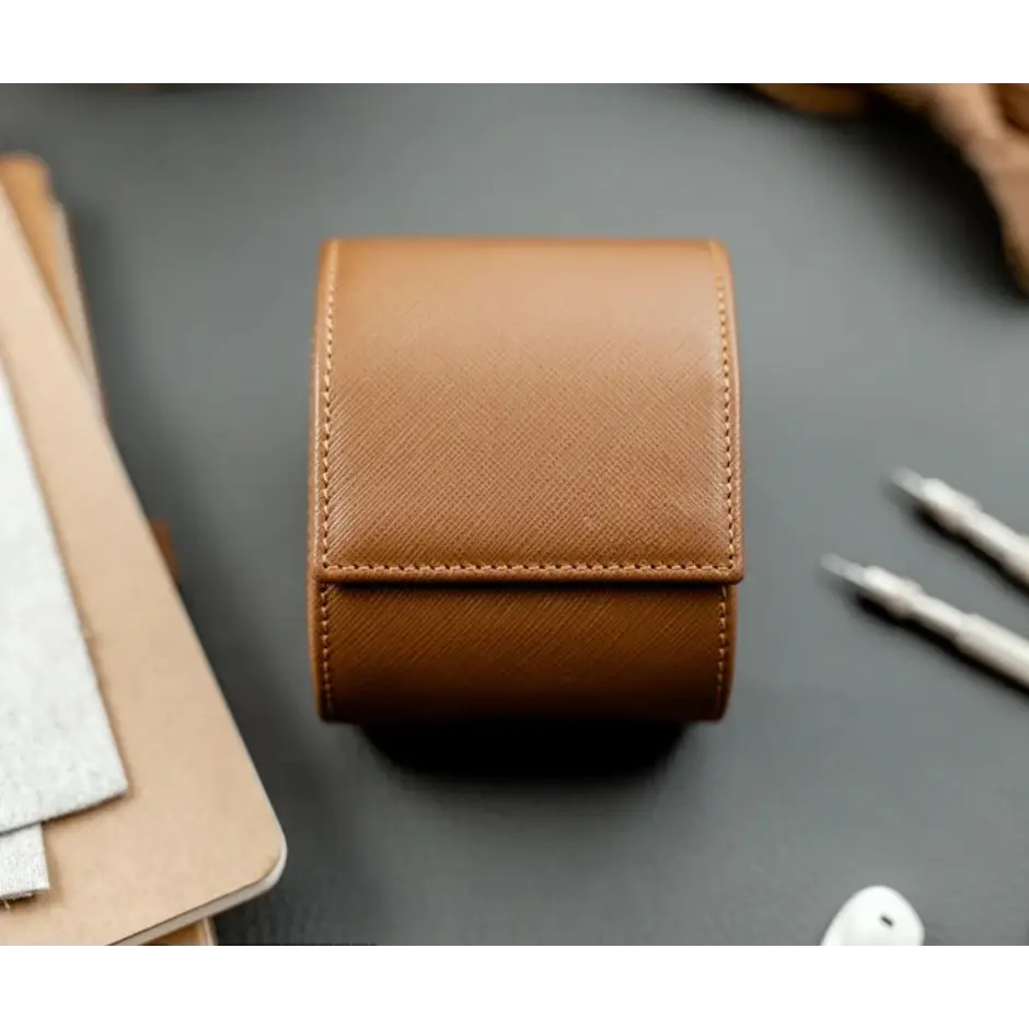 Étui Odyssée cognac — Maison Orvian