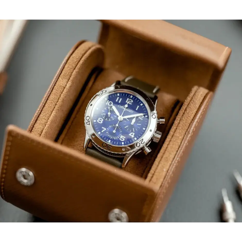 Étui Odyssée cognac — Maison Orvian