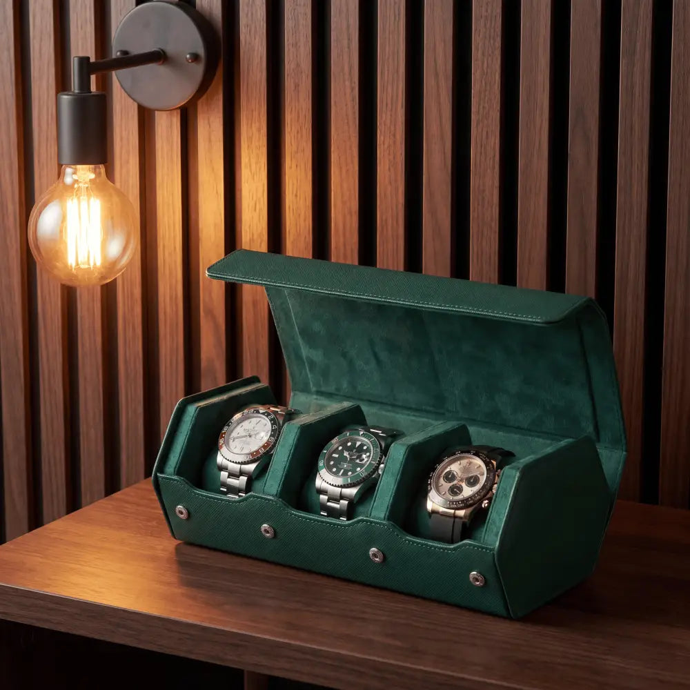 Étui Traversée 3 montres — Maison Orvian