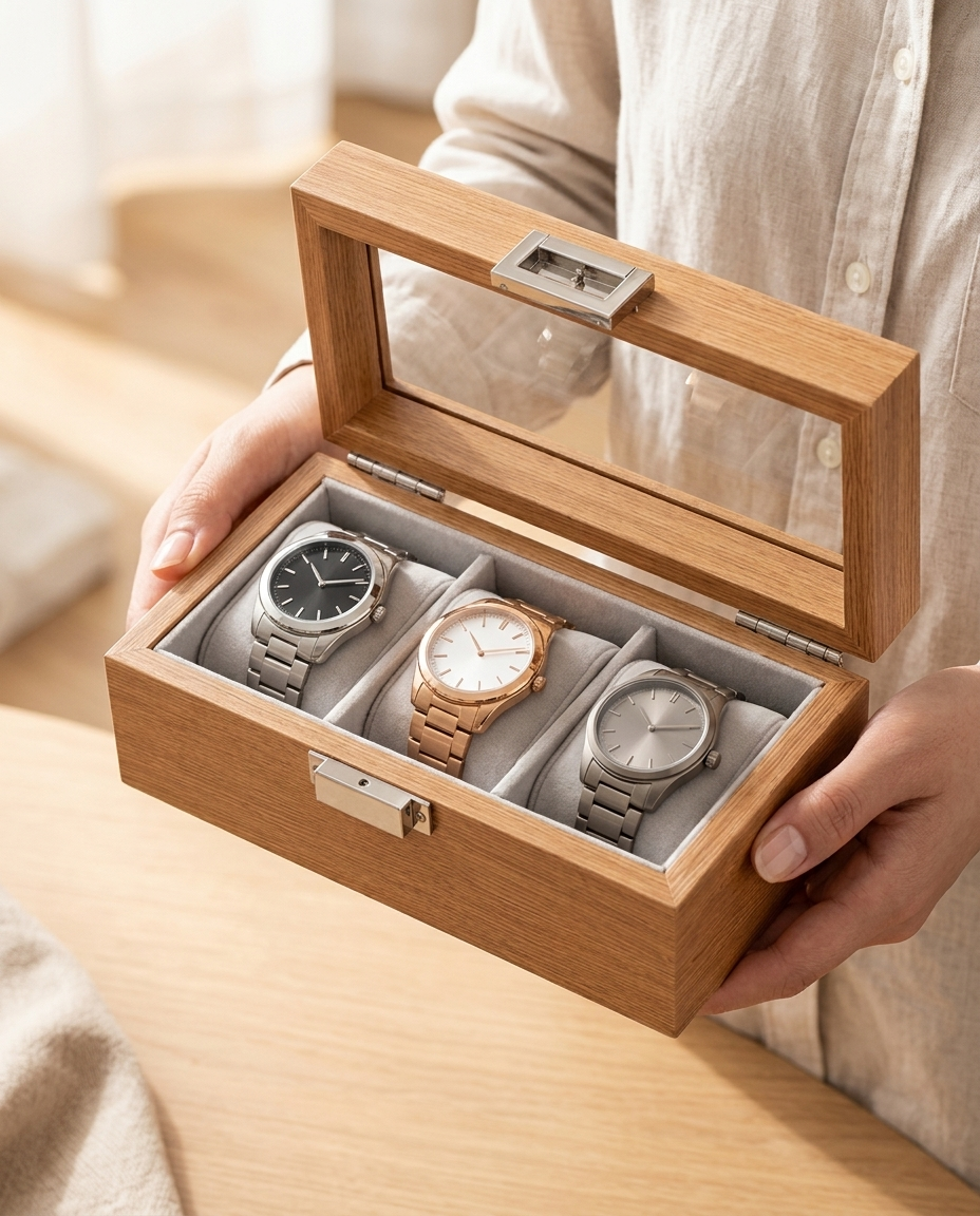 Boîte Luxembourg 3 montres offerte en cadeau