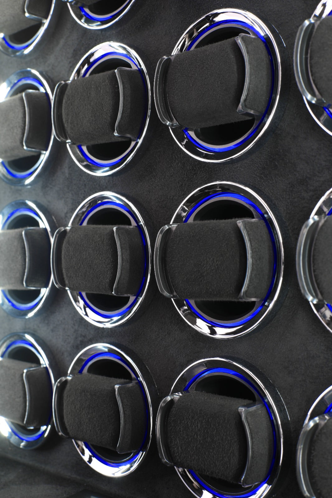 Rotors et anneaux LED du remontoir Éclipse