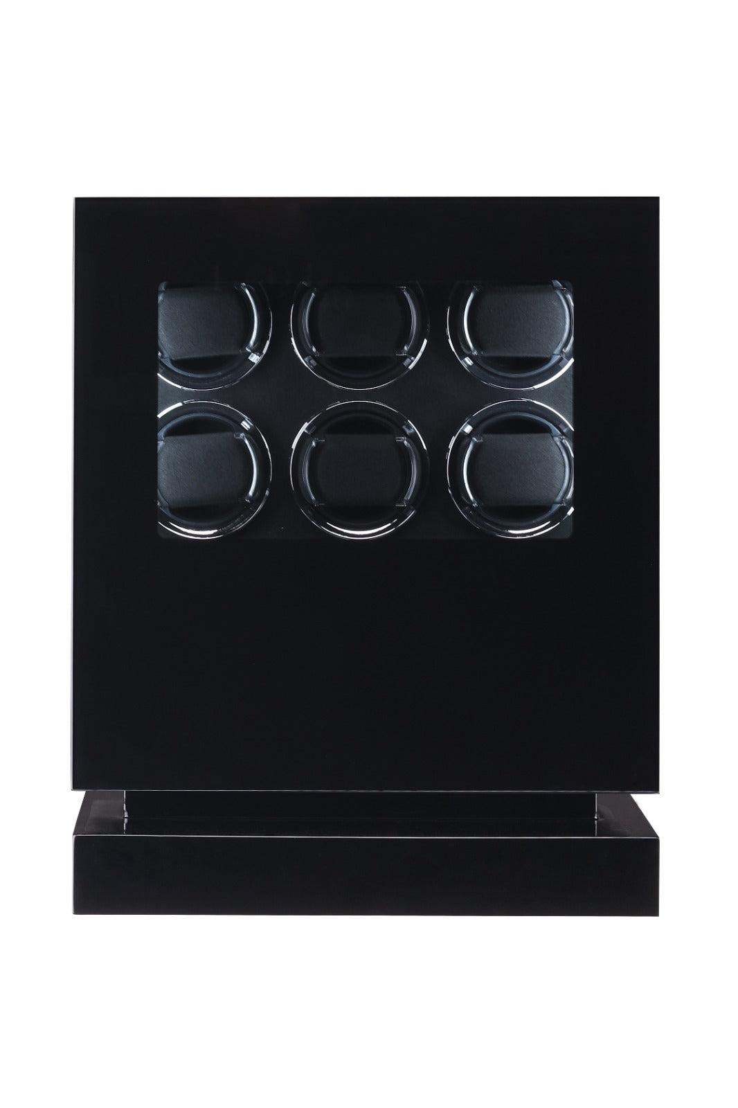 Remontoir Éclipse 6 montres noir, porte fermée, vue de face