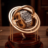 Remontoir Pulsar gyroscopique bois — Maison Orvian
