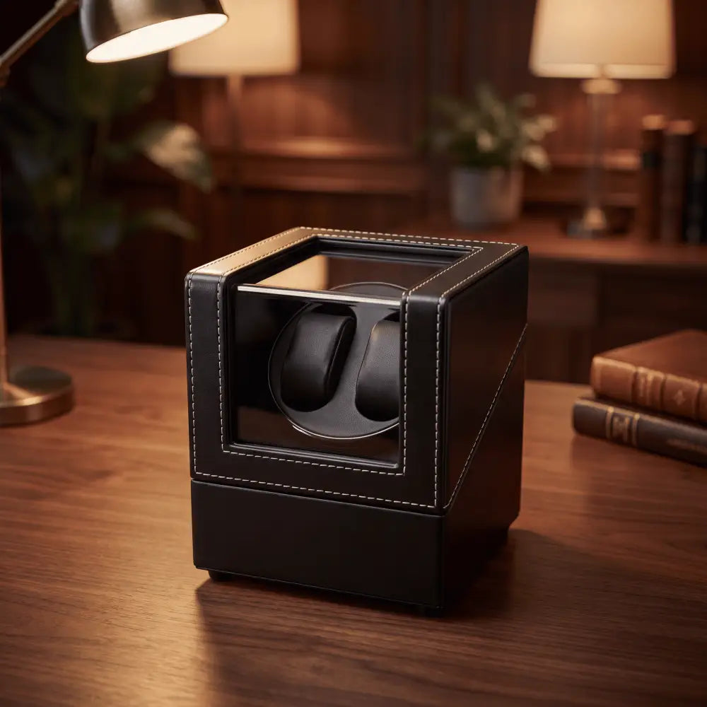 Remontoir Nocturne noir carbone — Maison Orvian