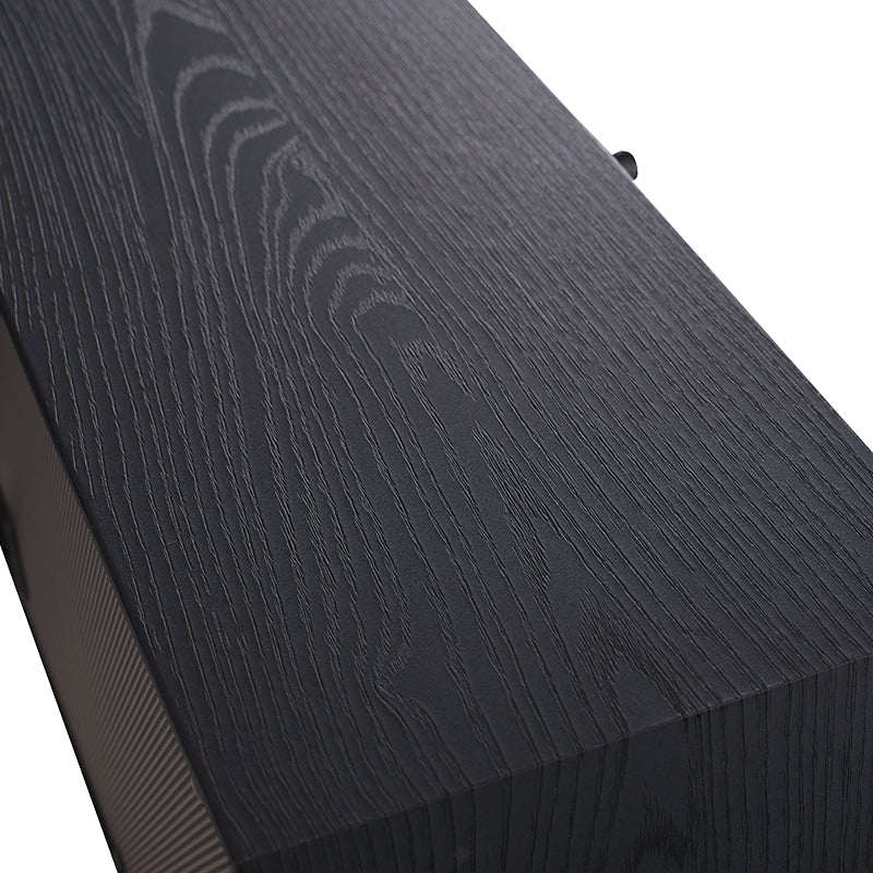 Détail du remontoir Zénith : coussins, LED bleue, bois noir veiné